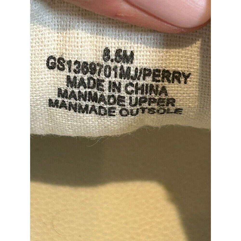 MIA Women's White Low-Top Sneakers Red Navy Accents Lace-Up Women’s 8.5 - Picture 9 of 10